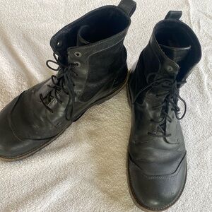 Birkenstock Black Leather Men's Boots